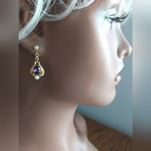 Avon Jewelry Set Gold Necklace - Picture 12 of 13